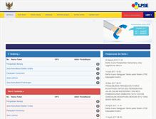 Tablet Screenshot of lpse.kerincikab.go.id